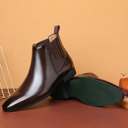 Botines de cuero sintético Peyton