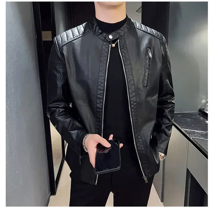 Antonio | Chaqueta de cuero elegante
