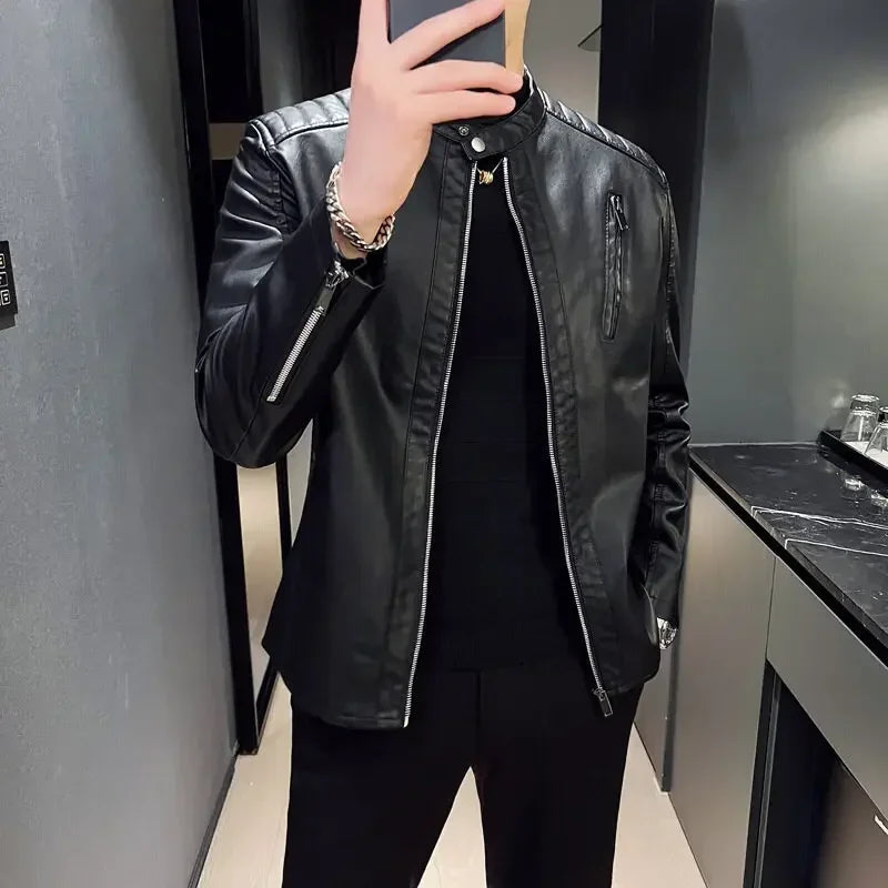 Antonio | Chaqueta de cuero elegante